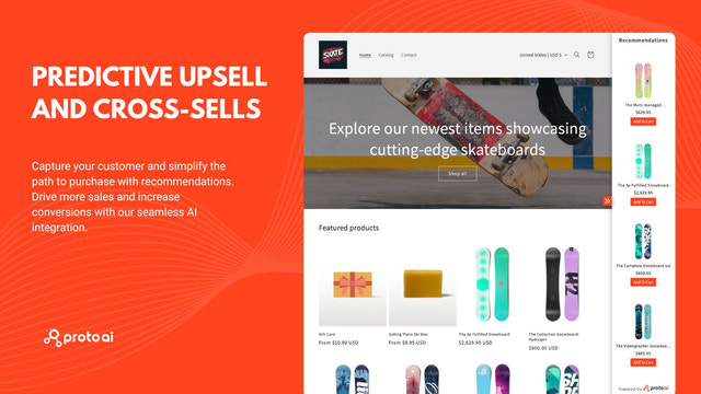 Shorten path to purchase with upsell cross-sell recommendations