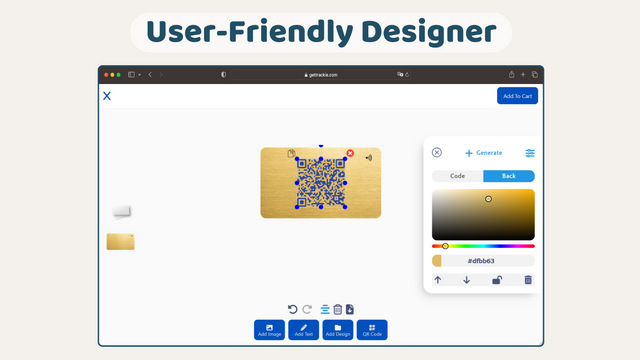 Interface utilisateur du Concepteur de Produits Craftiv