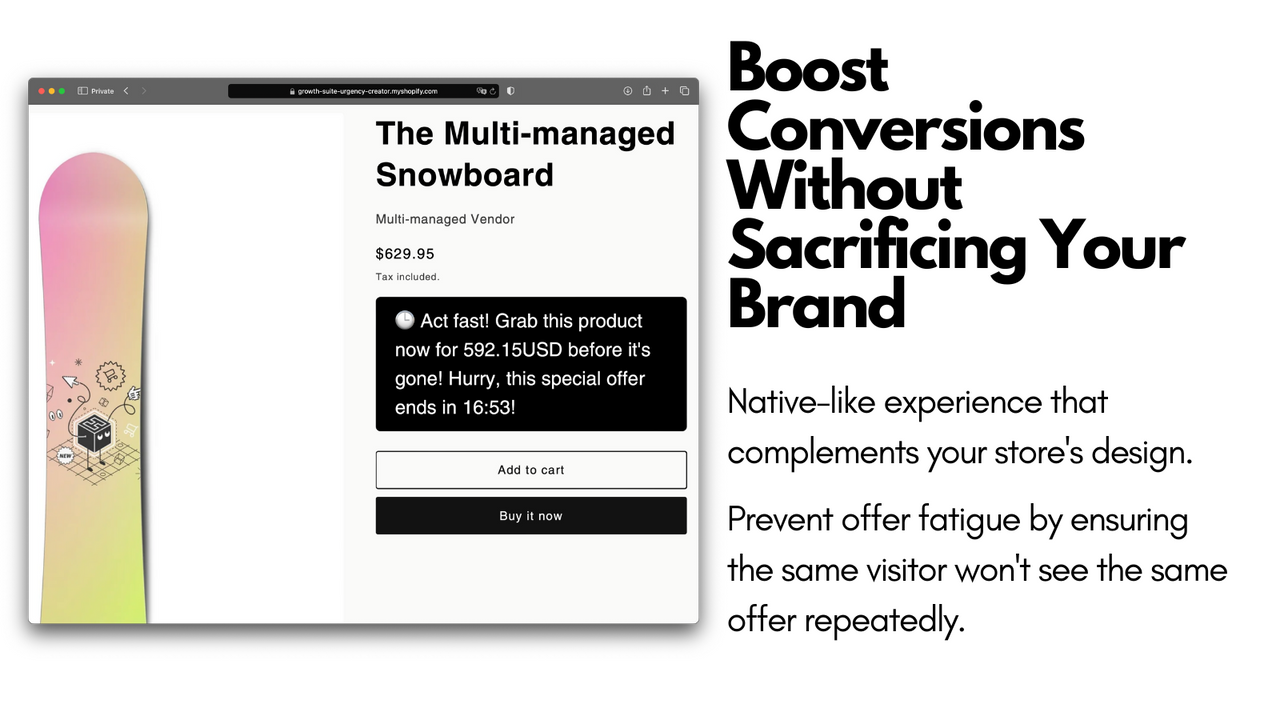 UX Friendly Time-Limited Discount Codes to Create Urgency