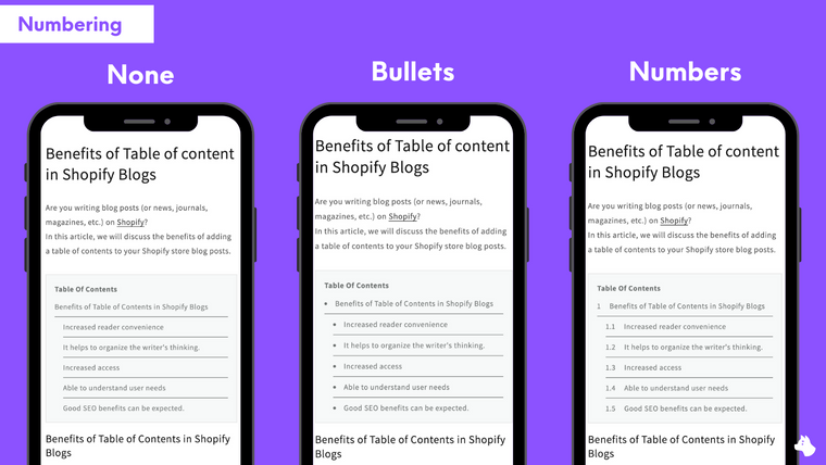 RuffRuff Table of Contents Screenshot