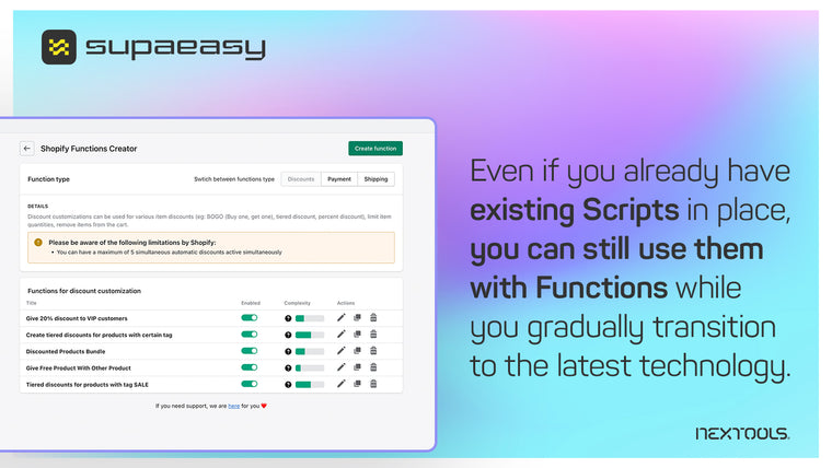 SupaEasy: Functions Generator Screenshot