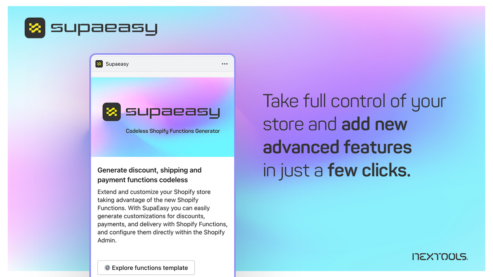 Supaeasy：Shopify 功能生成器与迁移器