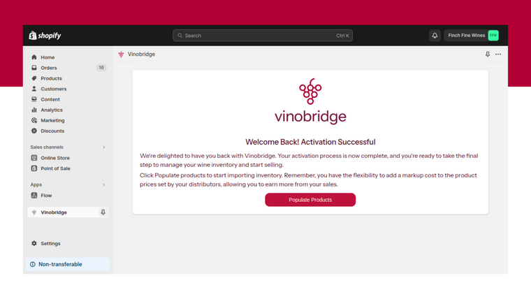 Vinobridge Screenshot