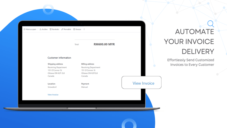 ByteStream Invoicing App Screenshot