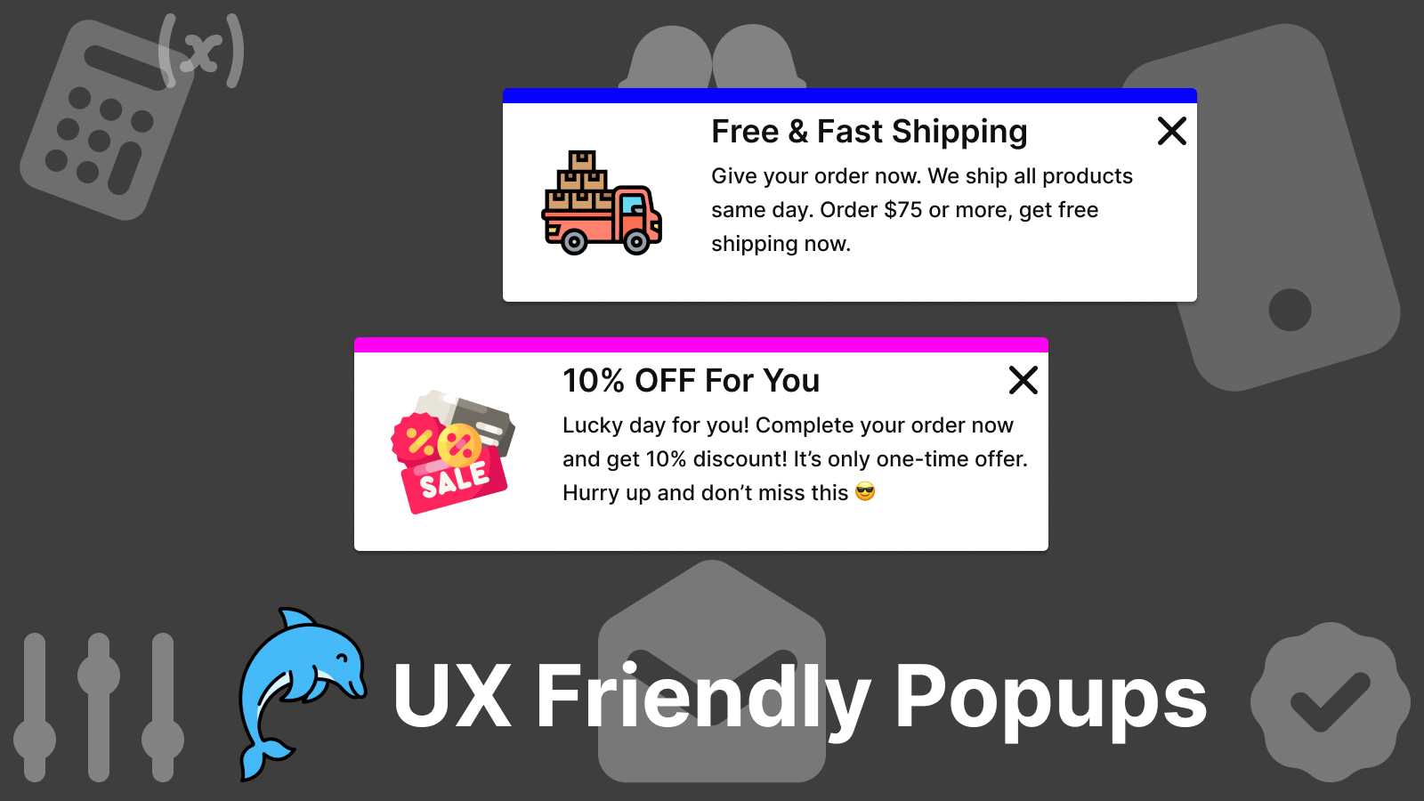 UX en merkvriendelijke pop-ups