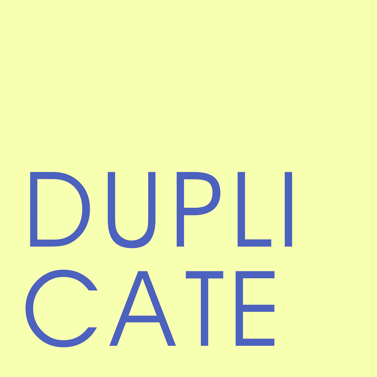 Duplicate Store