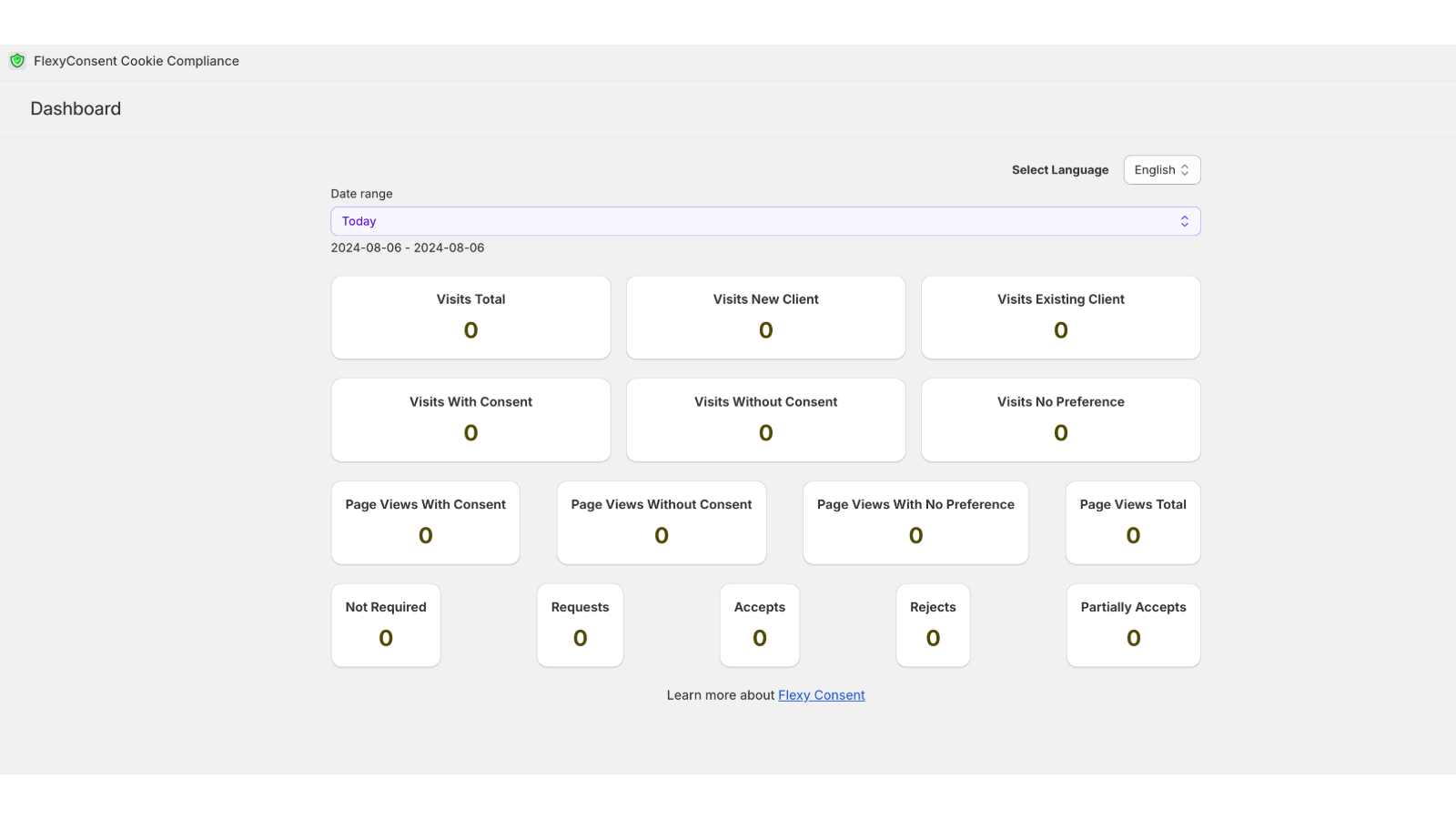 FlexyConsent Cookie Compliance Screenshot