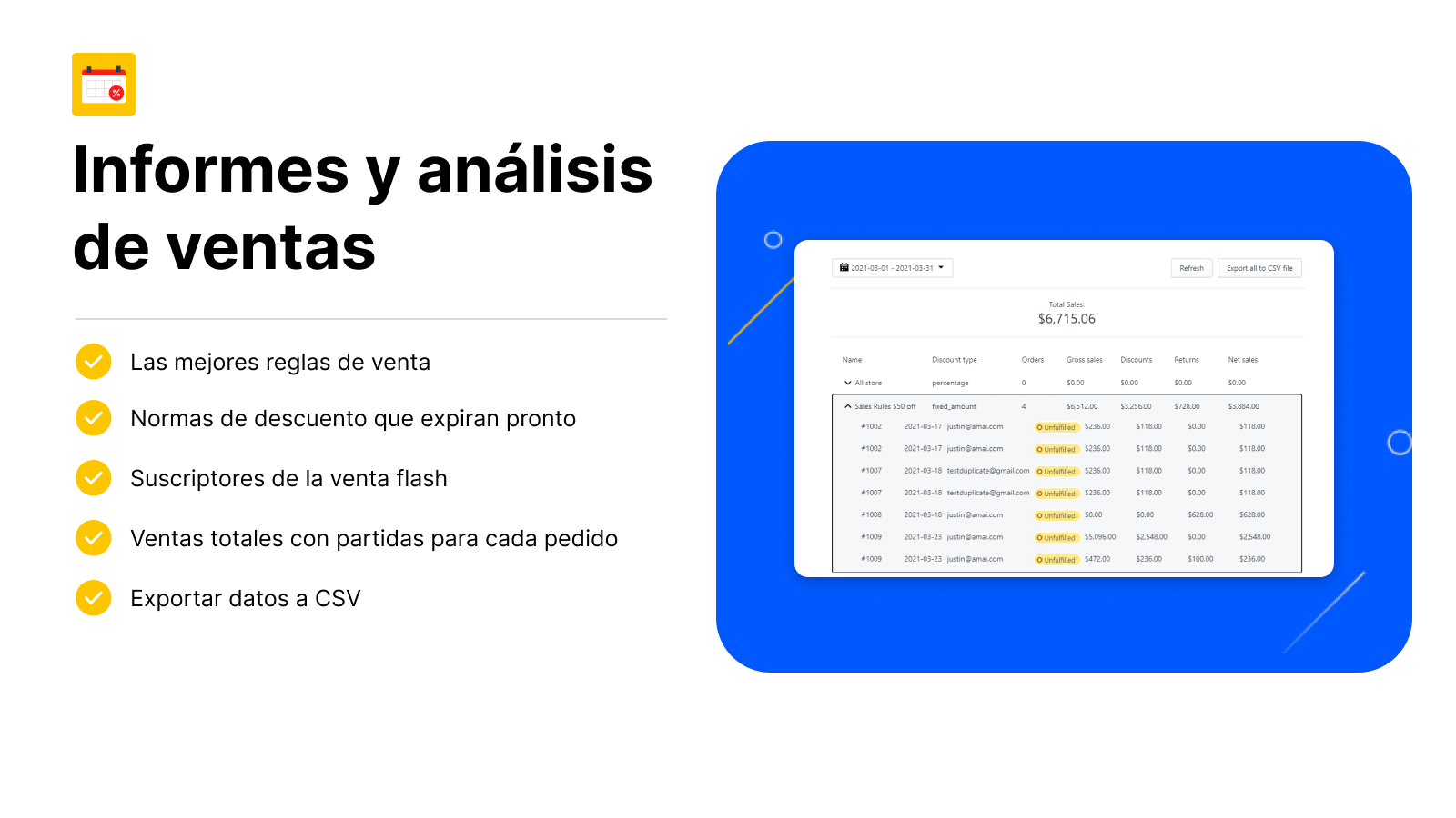 Informes y análisis de ventas