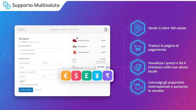 Supporto multivaluta