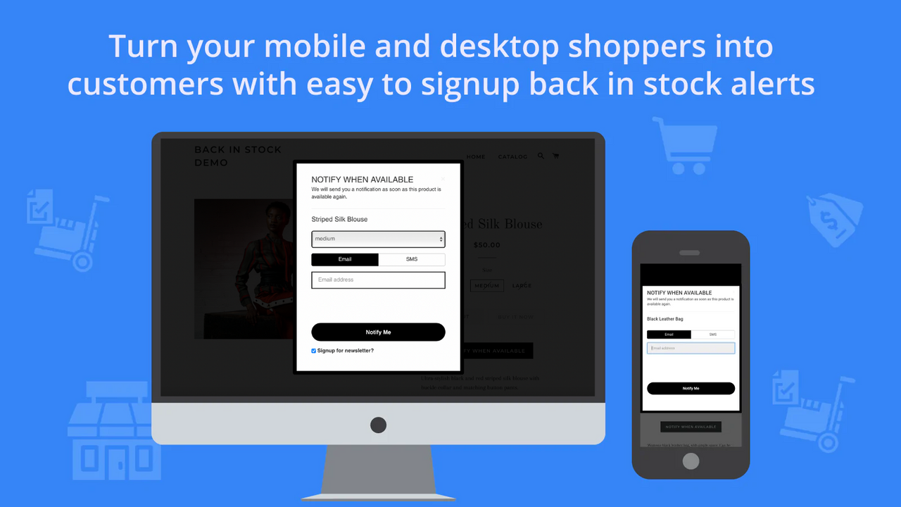 app de alerta de reposición en Shopify, alerta de reposición de stock