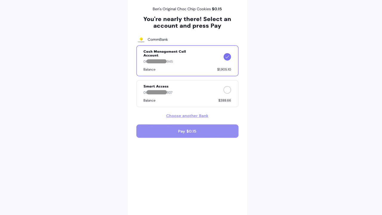 Image - Pay screen