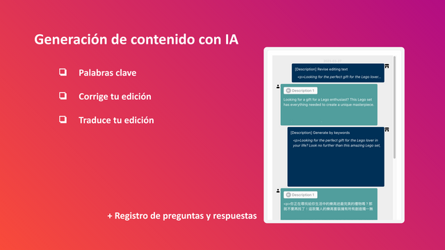 Generación de contenido basada en inteligencia artificial