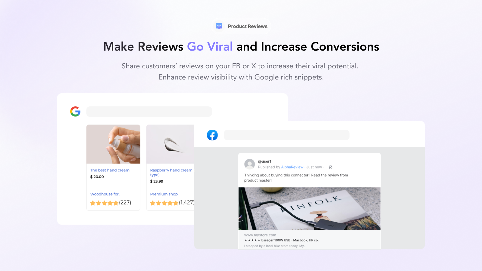 Make Reviews Go Viral and Increase Conversions