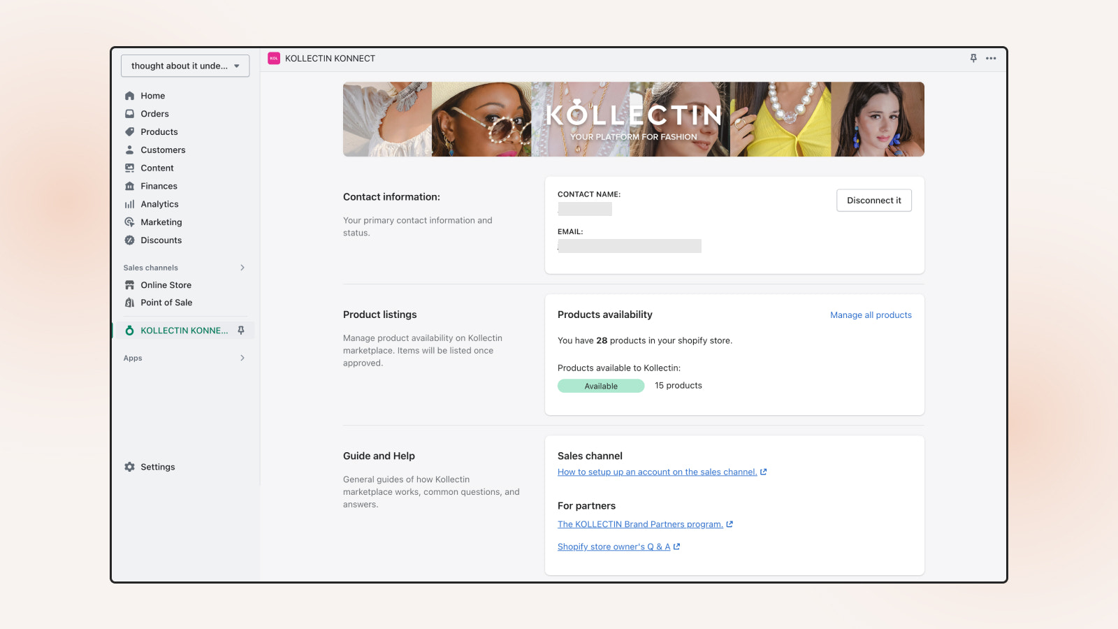 Gestion des ventes sans couture via votre tableau de bord Shopify