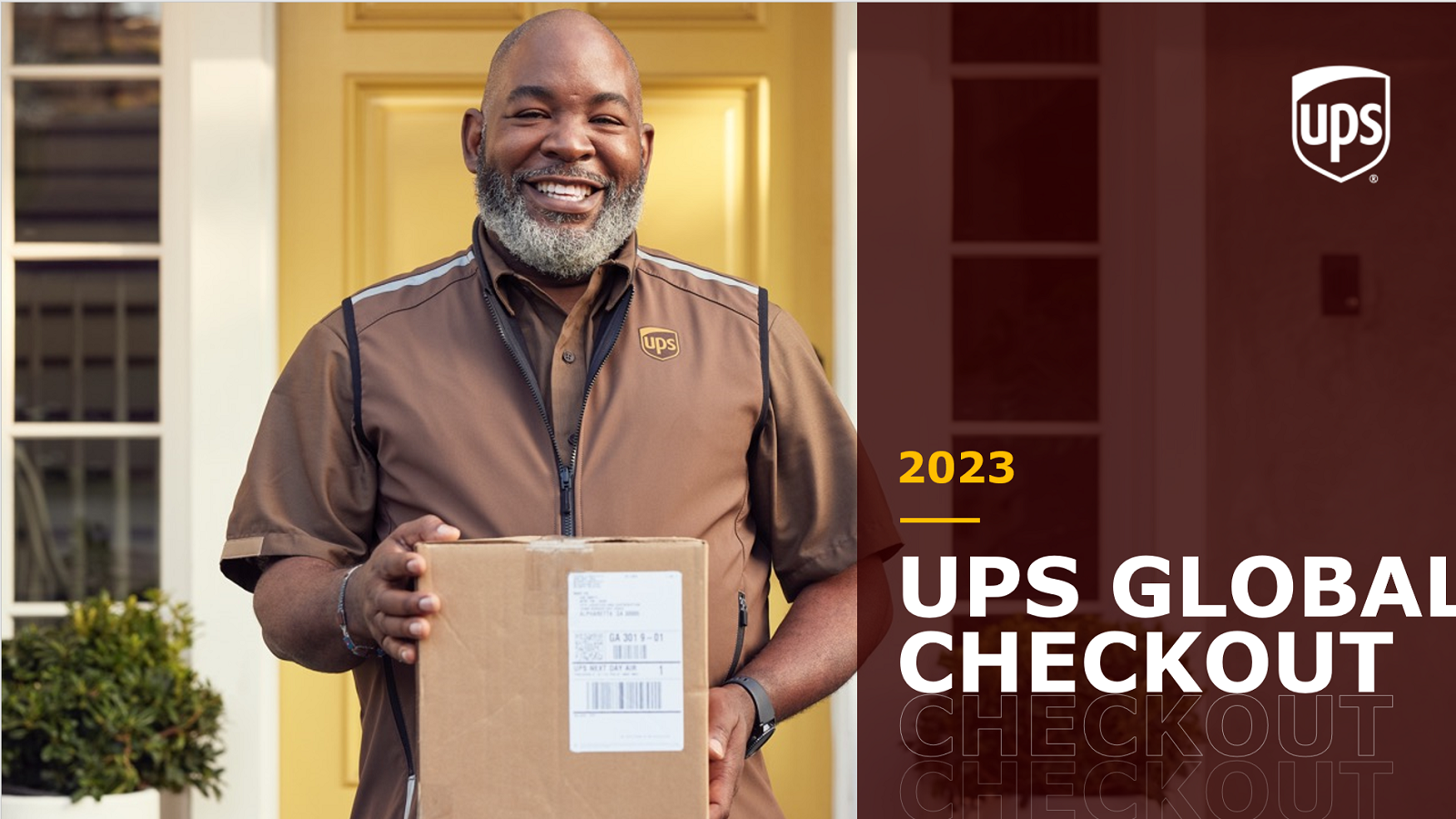 UPS Global Checkout Screenshot