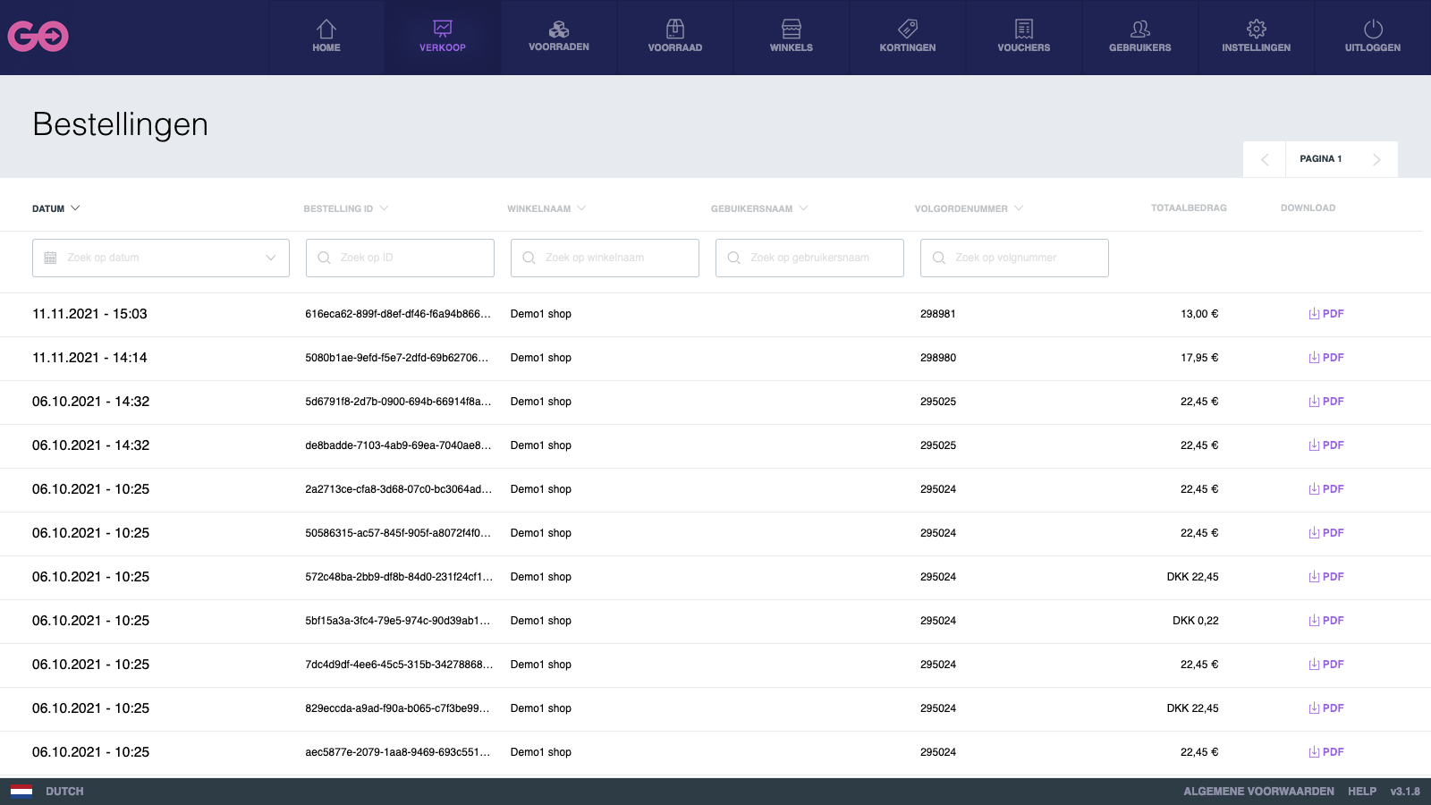 Extendago | Commandes