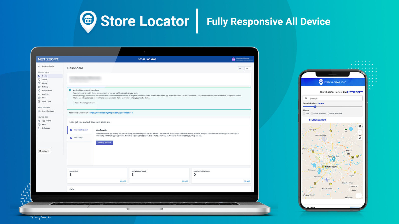 Responsive store map