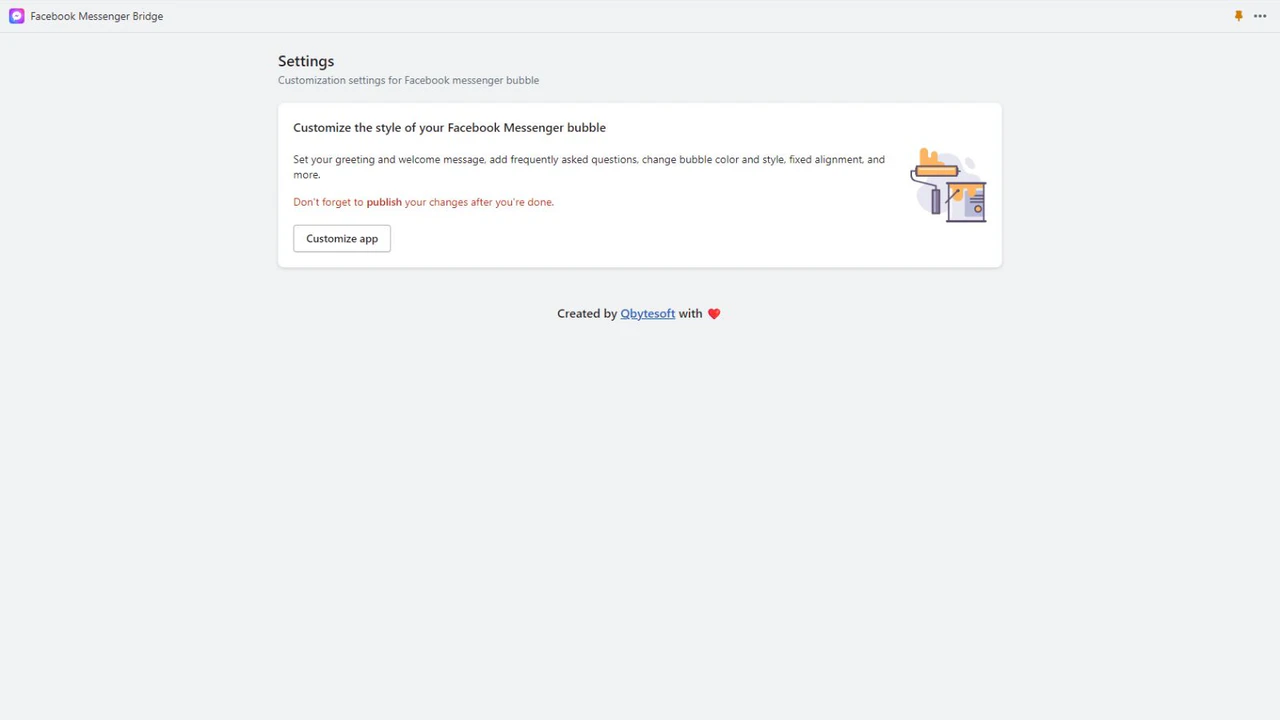 Facebook Messenger Bridge Einstellungen