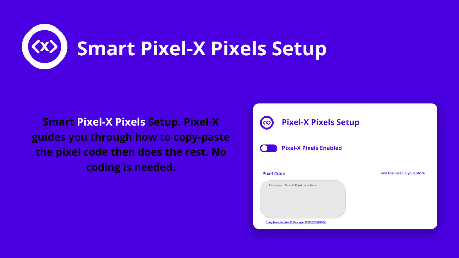 Instalación sin problemas de píxeles de seguimiento con Pixel-X