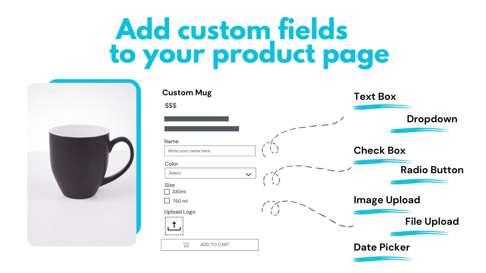 añade campos personalizados/campo de pedido/campo de entrada a tus páginas de productos