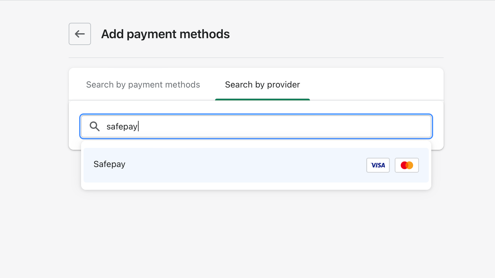 Safepay Checkout Screenshot