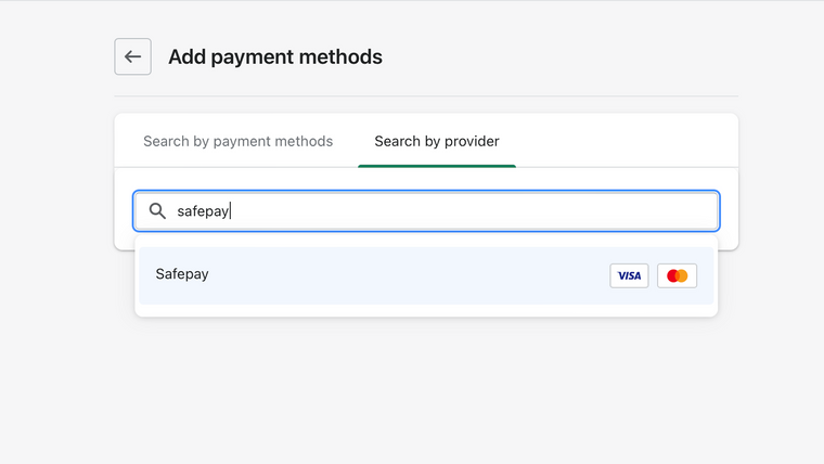 Safepay Checkout Screenshot