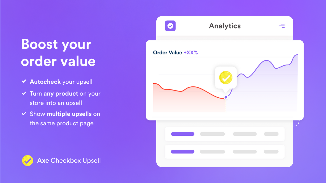 Voeg meerdere upsells toe, op de product- of startpagina, verhoog uw AOV