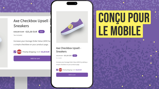 checkbox conçue pour le mobile et les petits écrans