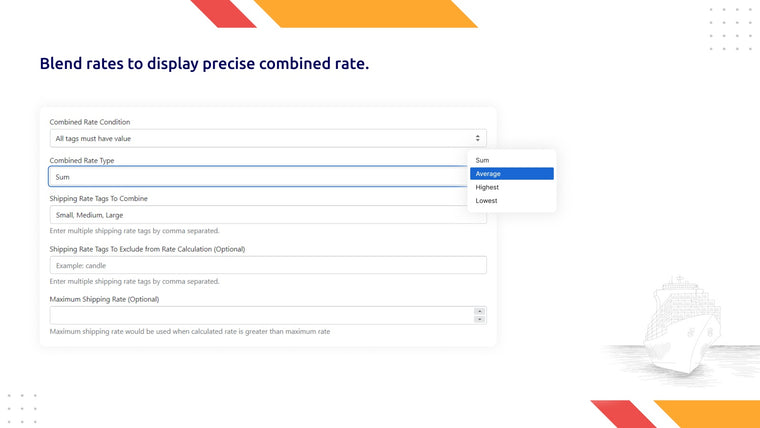 Shipping Rates — Shipeasy Screenshot