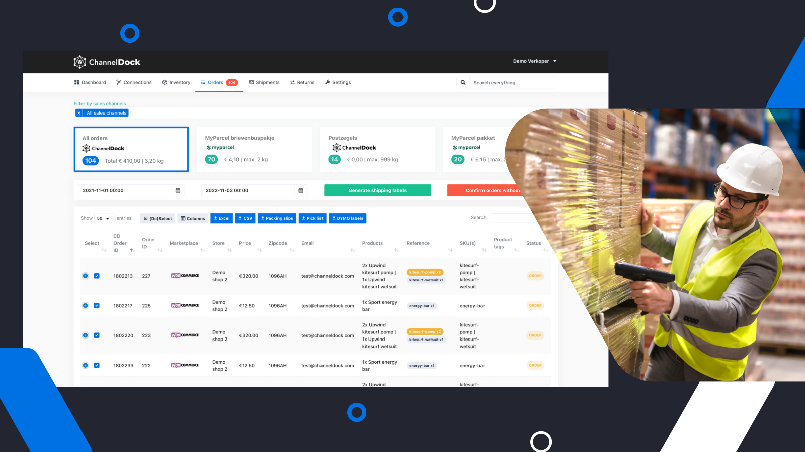 traitement des commandes multicanal synchronisation du niveau de stock