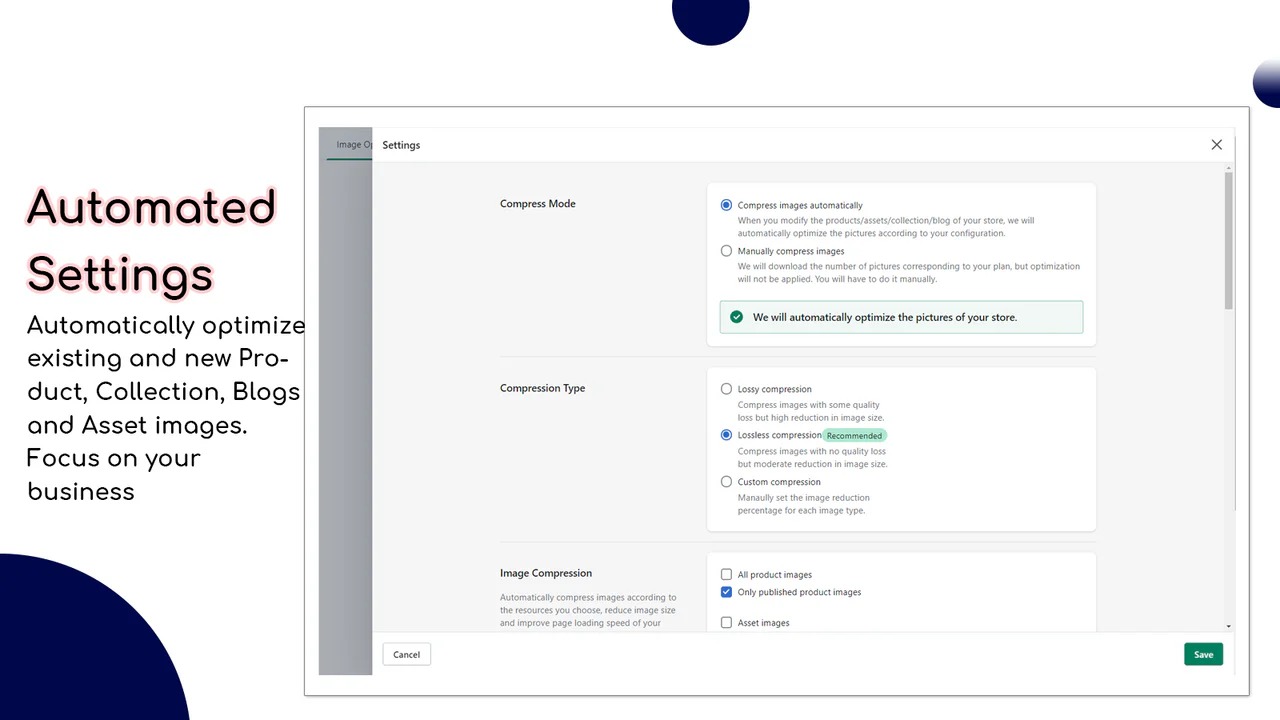 Automatisch optimieren_Page Speed+SEO Image Optimizer