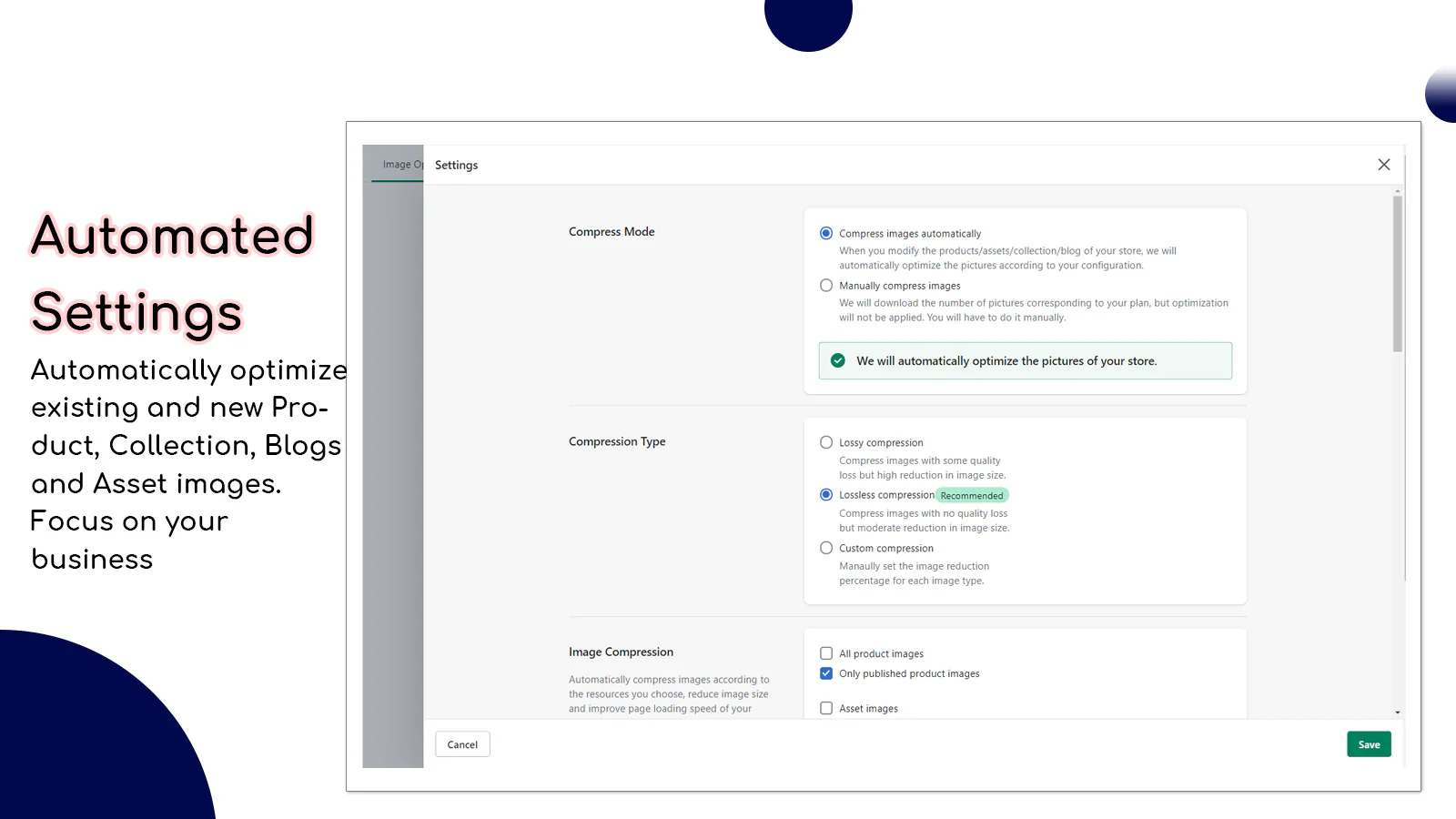 Optimisation automatique_Vitesse de la page+Optimiseur d'image S