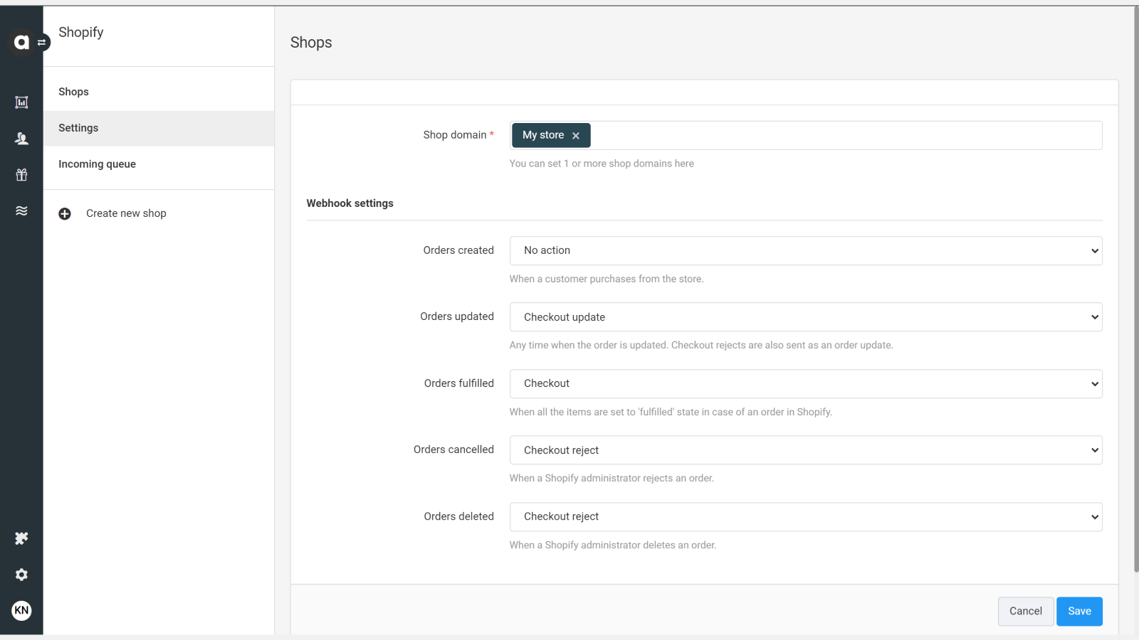 Konfigurieren und mappen Sie Webhooks innerhalb des Antavo-Systems mühelos.