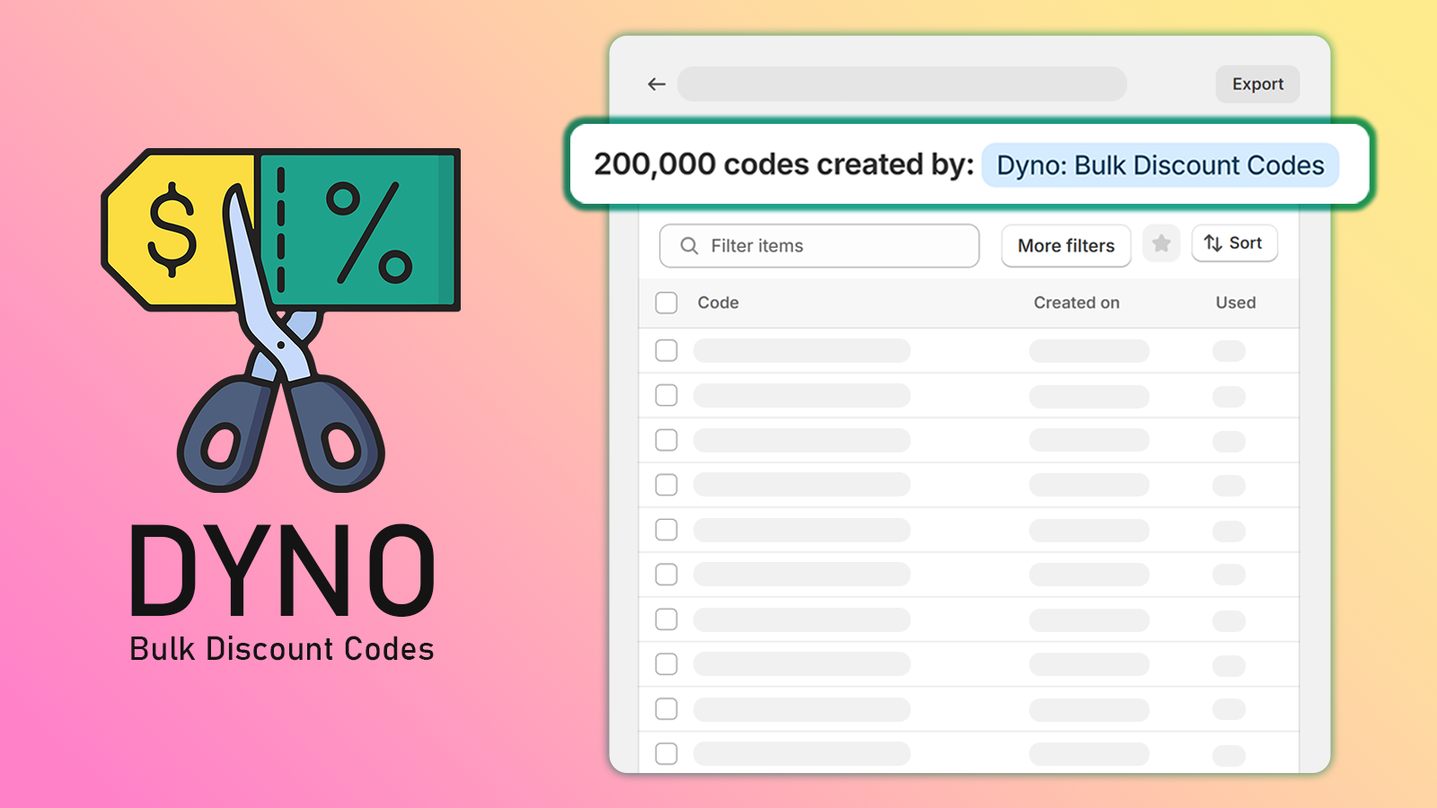 Shopify bulk discount code generator create multiple promo codes