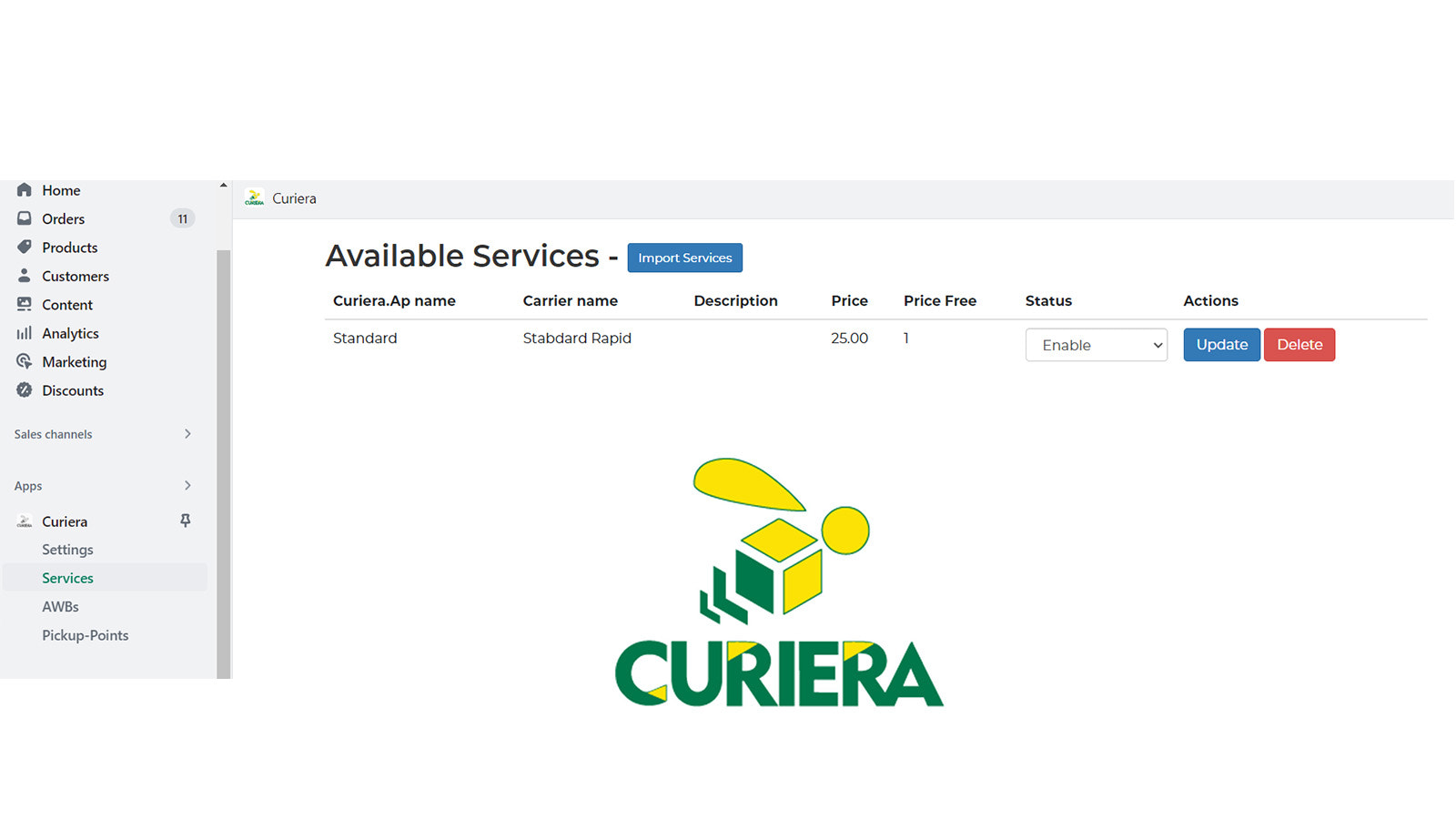 Services Curiera