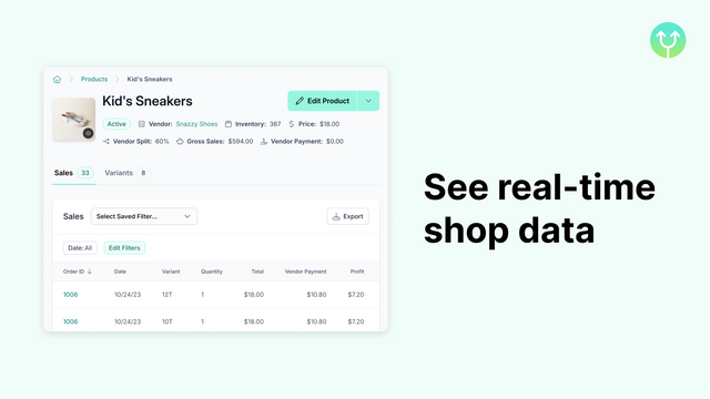 See real-time shop data with ConsignMint's live data sync