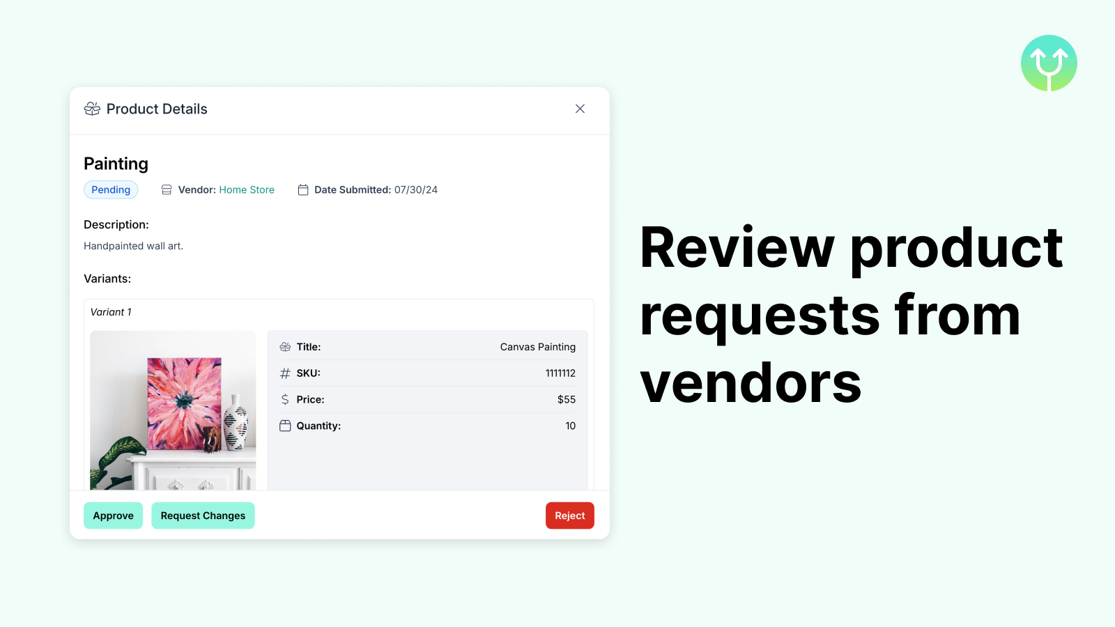 Review product requests from vendors with ConsignMint.