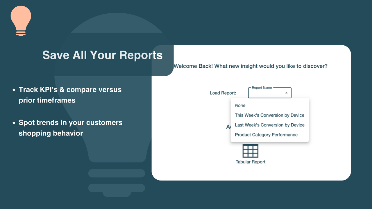 Save all your reports