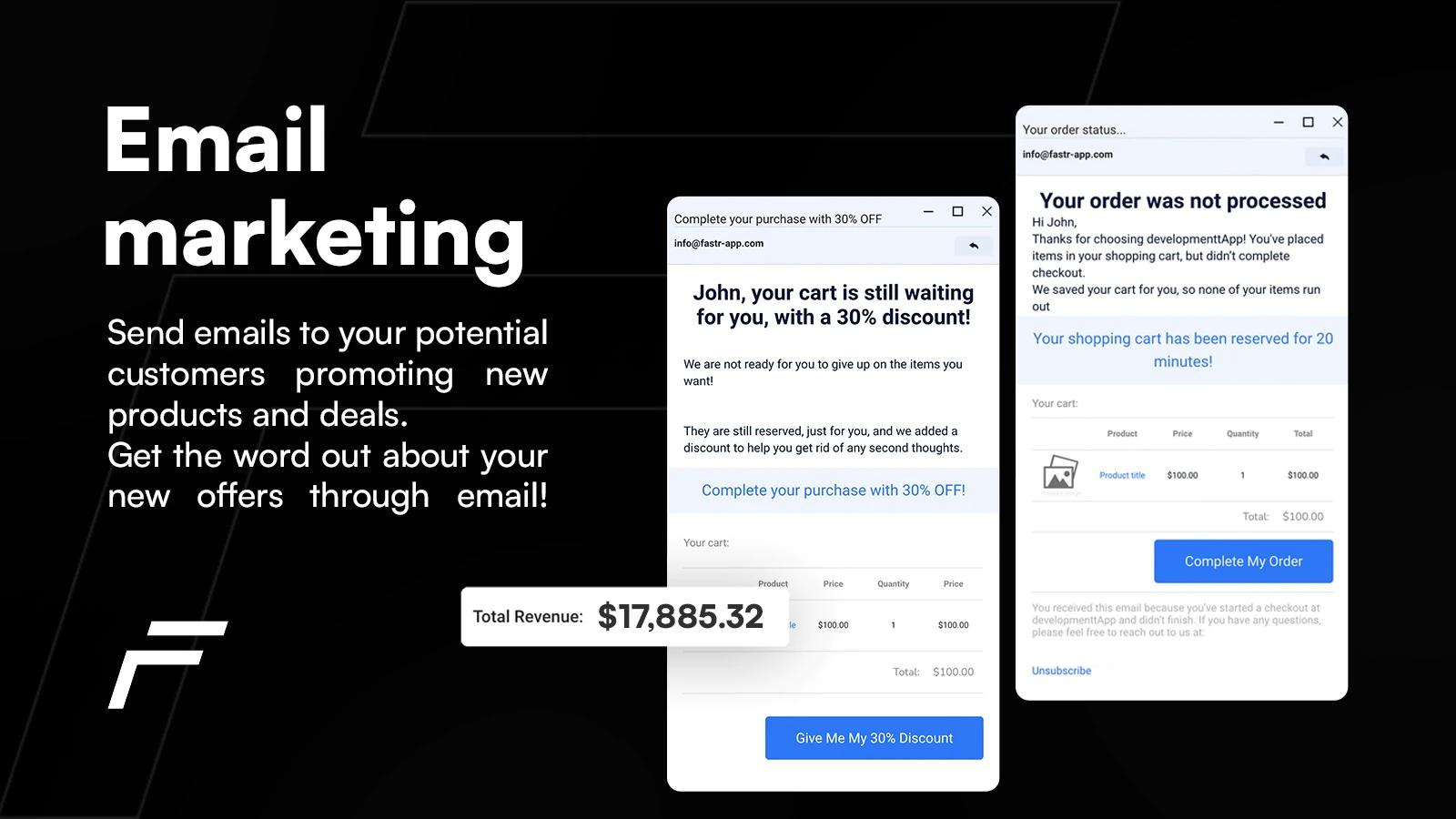 Fastr: SMS & Email Marketing Screenshot