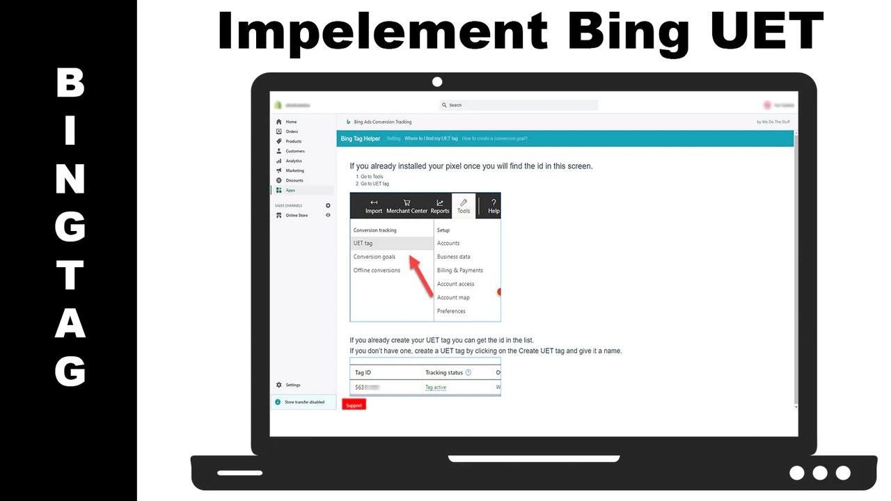 Bing Ads Conversion Tracking UET Instruction