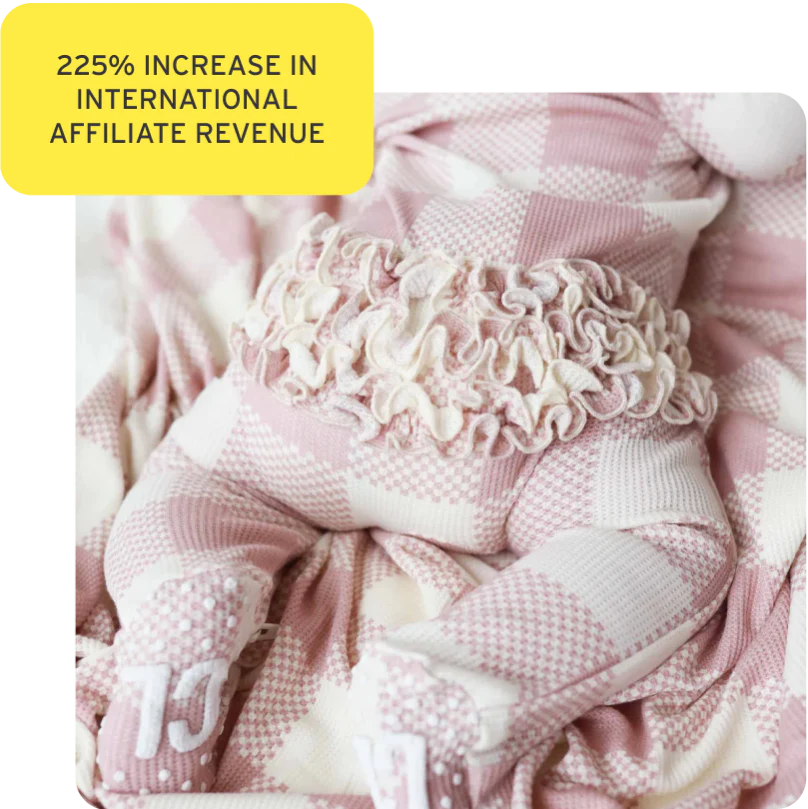 Caden Lane saw a 225% increase in international affiliate revenue.