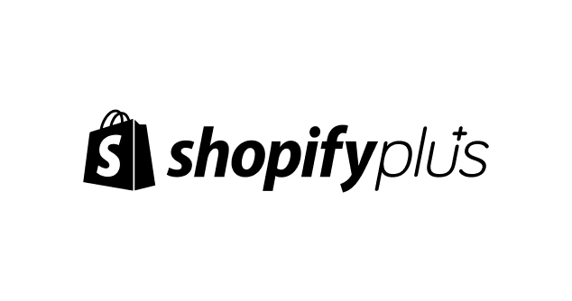 El logo de Shopify Plus sobre un fondo claro.