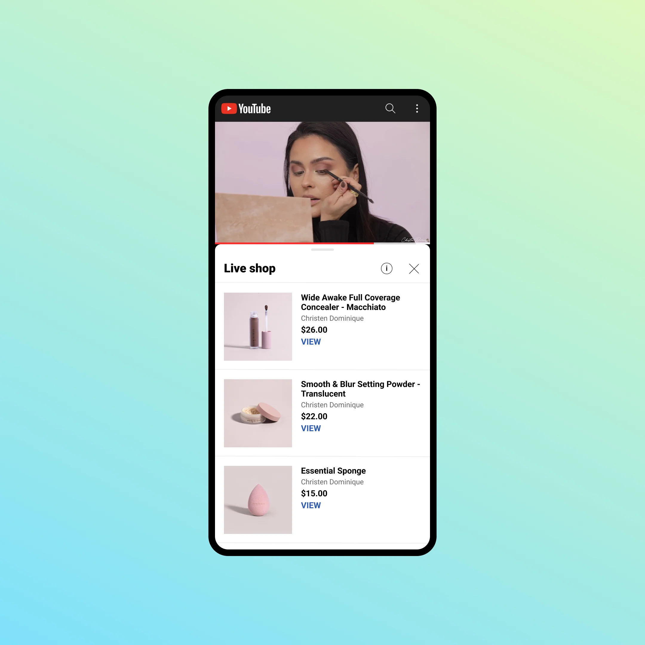 Shopify merchants can display products during a livestream