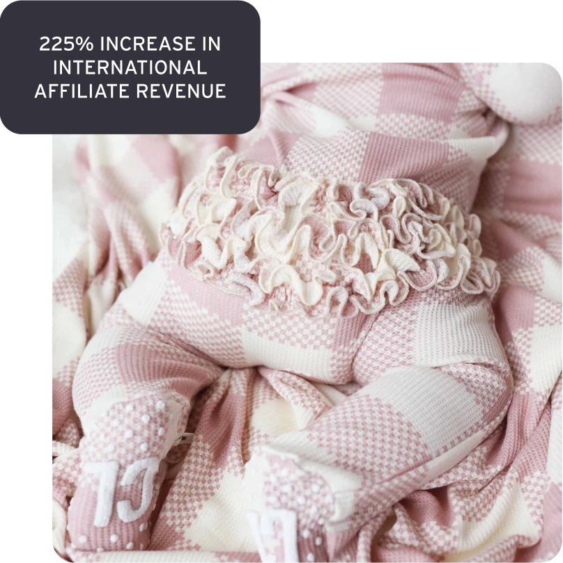 Caden Lane saw a 225% increase in international affiliate revenue.