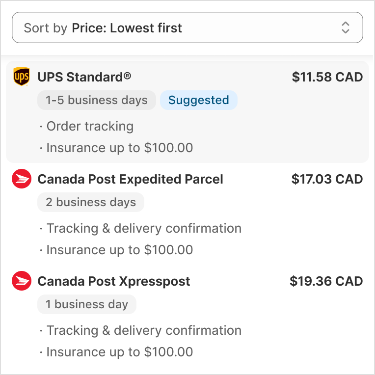 Canada Post Shipping Rates for Your eCommerce Store