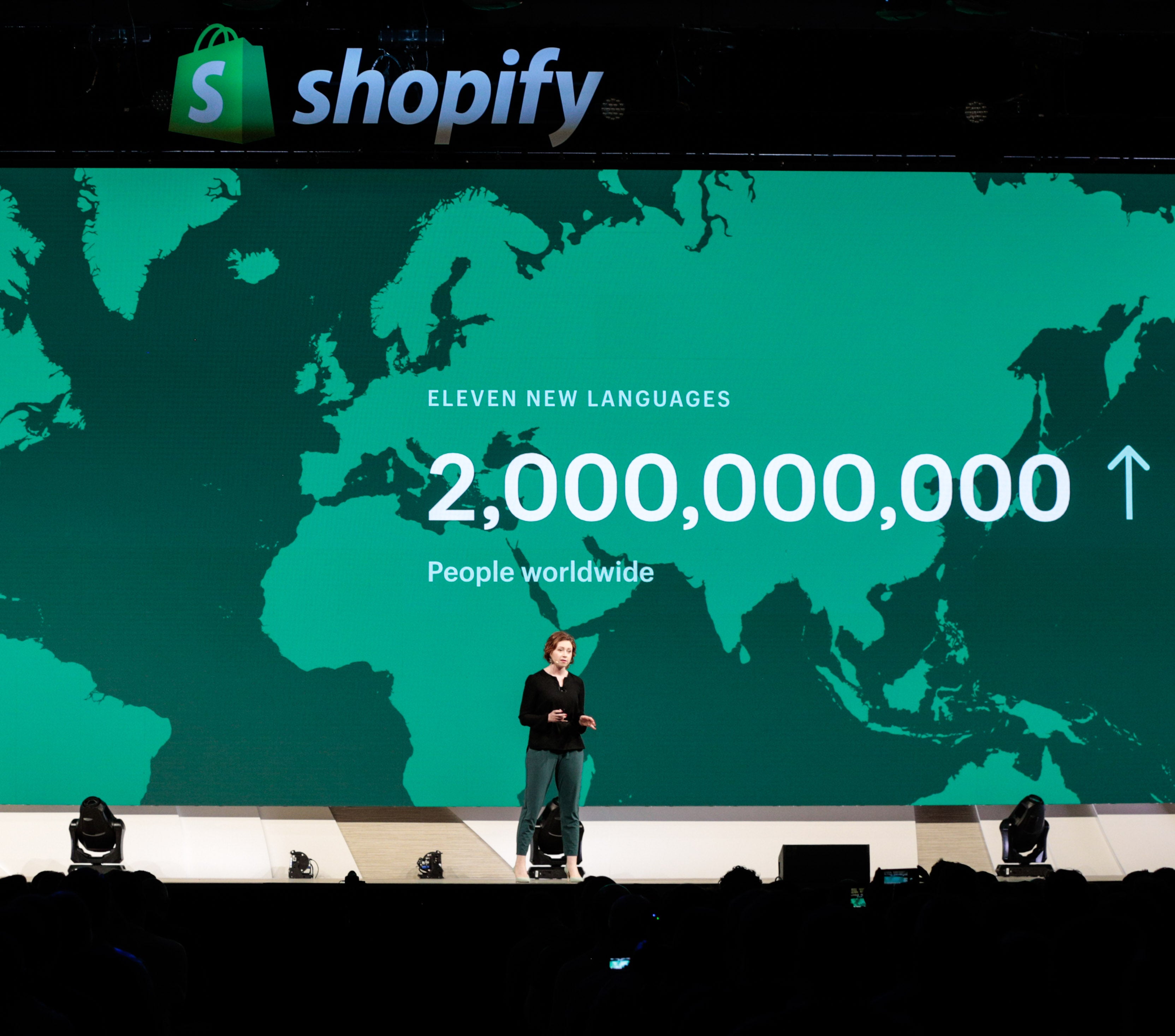 Lynsey Thornton, VP of UX at Shopify, announces 11 new language capabilities available in the Shopify admin globally and that its most popular libraries will be available in GraphQL at the company’s annual partner conference, Shopify Unite, in Toronto, Canada on June 19, 2019