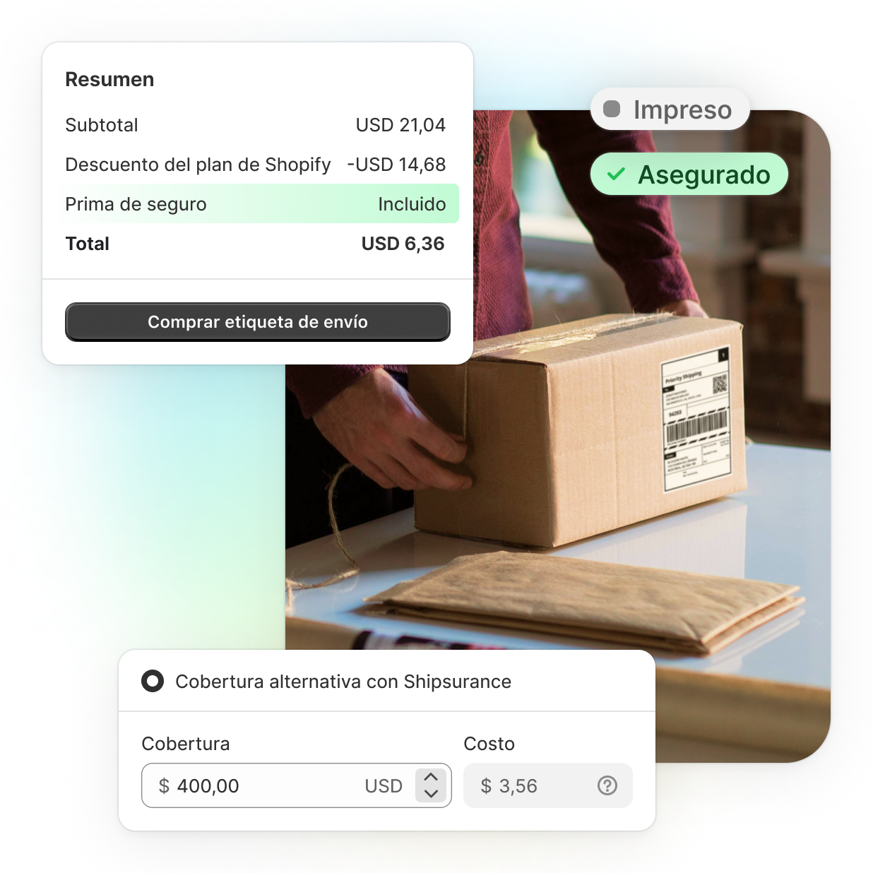 Gestión y entrega de pedidos con Shopify EE. UU.