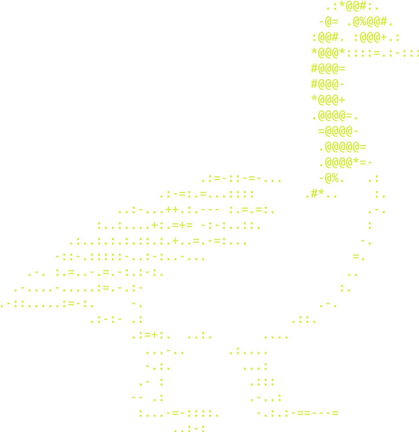 ASCII art goose