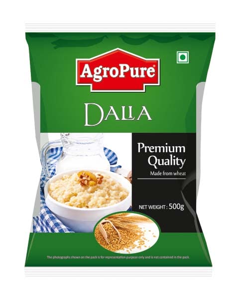 AgroPure Daila/Whole Grain - 500 g |Pack of 1|Rich in Nutrients | Uniform Particle Size |Unadulterated