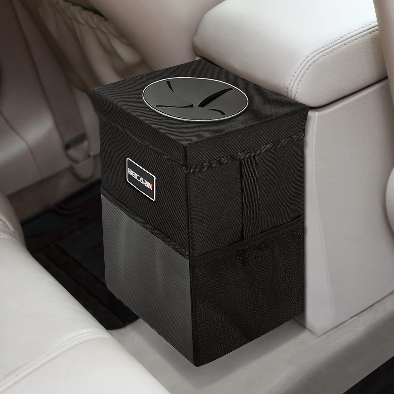 Car Trash Can with Lid 